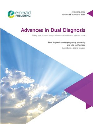 cover image of Advances in Dual Diagnosis, Volume 13, Number 1